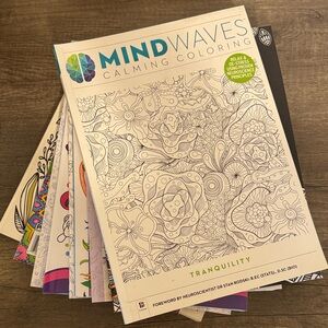 Adult Coloring Book Lot of 10